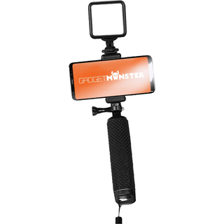 Gadgetmonster Vlogging Stick / Håndholdt stativ / Stabilisator til mobil - Sort