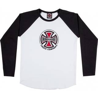 Independent Truck Co Long Sleeve Baseball T-shirt Sort/Hvid