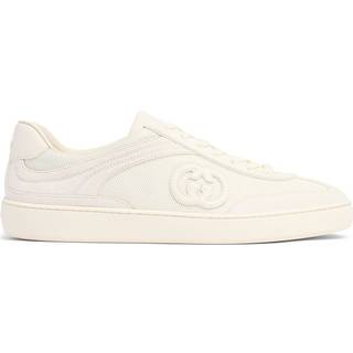Gucci G75 suede and canvas sneakers - white - EU 44