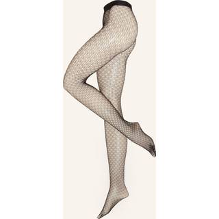 Wolford FINE NET TIGHTS 7005 Black X-Large