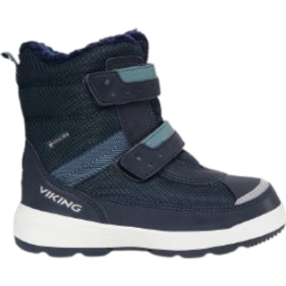 Viking Footwear Kids' Play Reflex Warm GORE-TEX 2v Navy/Charcoal, 32