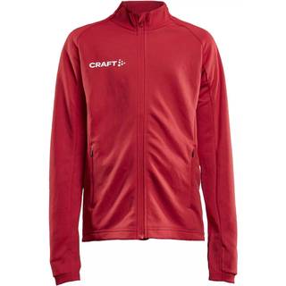Craft 1910156 evolve full zip jr Børn / Sportsjakke Bright Red 146/152