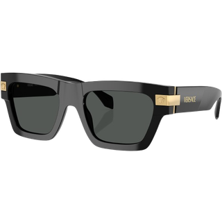 Versace Mand VE4464 GB1/87 Solbriller Acetat Sort Grå Firkantet Normal