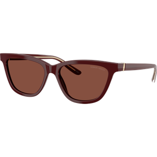 Giorgio Armani Kvinde AR8221 5955C5 Solbriller Acetat Rød Rød Cat Eye Normal