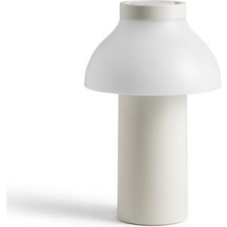 HAY PC bærbar LED-bordlampe med genopladeligt batteri, cremehvid