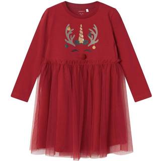 NAME IT Jule Kjole Rjul Jester Red