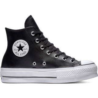 Converse Converse Black Platform Lift Chuck Taylor Leather High Trainers
