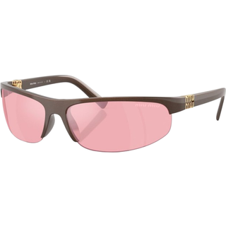 Miu Miu MUA02S 14Y70J 70 Solbriller Kvinder Brun - Metallic Cocoa Brown - 70mm