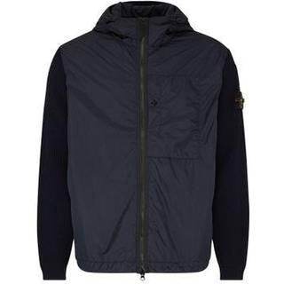Stone Island Crinkle Reps Hybrid Wool Jacket - Navy - Str. M - Modish.dk