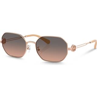 Tory Burch TY6113 3358G9 55 Solbriller Kvinder Guld - Shiny Light Rose Gold - 55mm