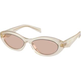 Prada PR 26ZS 12V4I2 55 Solbriller Kvinder Hvid - Brown - 55mm