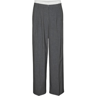 VERO MODA dame bukser VMMADJA - Dark grey melange - 34 / &#39;&#39;32