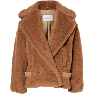 Max Mara Vanadio teddy jacket - brown - L
