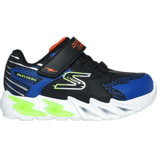Skechers Flex Glow Bolt Blinke børnesko - (Sort, str. 23, Tekstil)