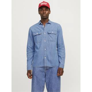 Jack & Jones Travis Shirt LS Light Blue Denim