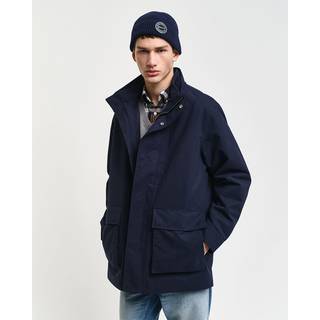 Ganttil mænd. 7006455 Dobbelt marineblå jakke (XXL), Casual, Polyester