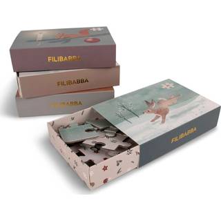 Sæt med 4 puslespil - Wonderful Winter