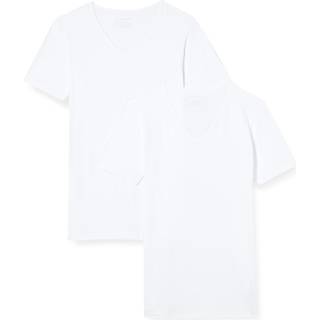 Schiesser 2-pak 95-5 Organic Cotton V-Neck - White - Large