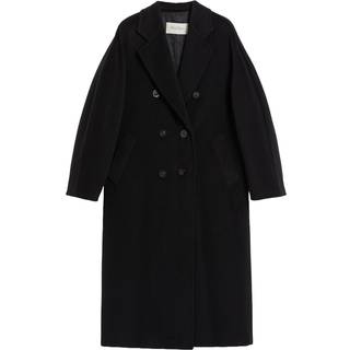Max Mara Madame wool and cashmere coat - black - XXS