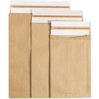 Forsendelsesposer i papir med genluk i str. 320x430x80mm