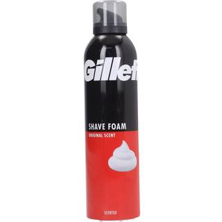 Gillette Barberskum 300 ml. Normal Skin Rød Original