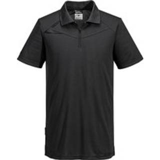 DX4 2-farvet poloshirt K/Æ - Helsort (Størrelse: XL)
