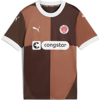 Puma FC St. Pauli 24/25 Home Jersey Youth, Brown, Size 9-10Y, Clothing - White - 9-10Y