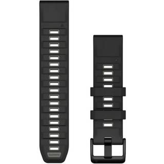 Garmin Quickfit Silikonerem 22 mm Fenix 8-Black/Pebble Gray