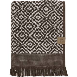 Mette Ditmer Morocco gæstehåndklæde 35x55 cm 2-pak Chocolate-off-white