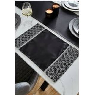 Catherine Lansfield Catherine Lansfield Set of 4 Black Deco Sequin Dining Placemats