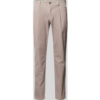 Marc O'Polo Herren Bundfaltenhose grau
