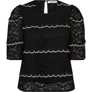 LoraCC Lace Bluse, Black, XS