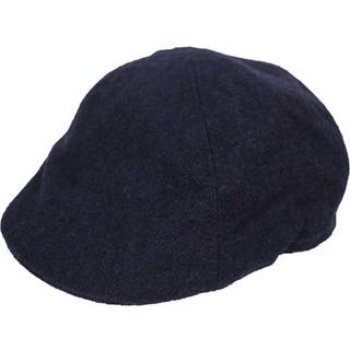 camel active Herren Schiebermütze blau Woll-Stoff meliert