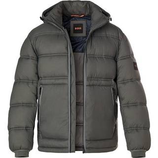 BOSS Orange Herren Steppjacke grau