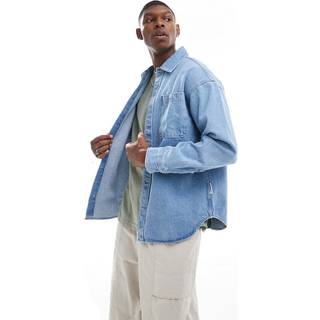 Wide Fit Denimskjorte