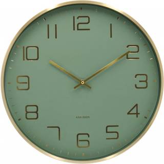 Karlsson Elegance Glow vægur 40cm grøn