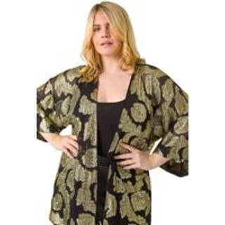 Roman Curve Blomster Tryk Folie KimonoEU 50-52 (UK 22-24)