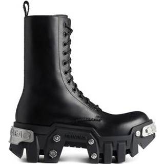 Balenciaga Bulldozer leather lace-up boots - black - EU 43
