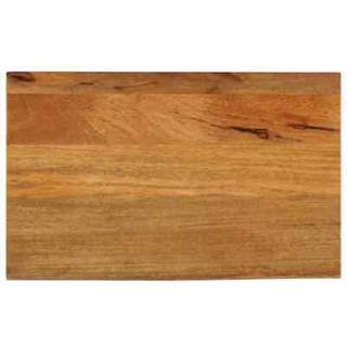 Bordplade 50X20X2,5 Cm Naturlig Kant Egetræsfinish - Massivt mangotræ / 60 x 20 x 3.8 cm