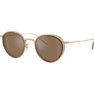 Oliver Peoples OV1318ST TK-8 Sun 5264G8 48 Solbriller Mænd Guld - 18k Gold Plated - 48mm