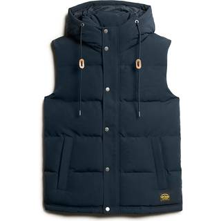 Superdry Superdry Navy Everest Hooded Puffer Gilet