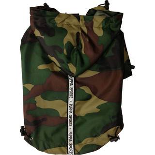 Hvalpe autentisk base jumper regnfrakke medium camo