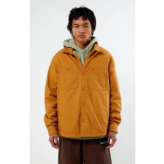Timberland Printed Fleece Lined Shacket Fritidsjakke Herrer størrelse XL farve orange