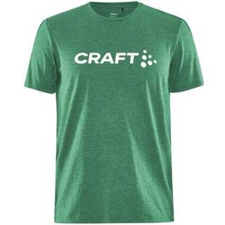 Craft 1913421 community logo ss tee m Herre Team Green/Melange 2XL