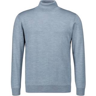 BOGGI MILANO Herren Rollkragenpullover blau unifarben