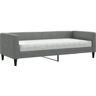 Daybed Stof Mørkegrå - med madras / 80 x 200 cm