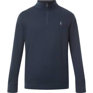 Polo Ralph Lauren Double Knit Half-Zip Sweater Aviator Navy