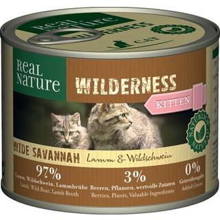 Kitten Wild. Wide Savannah dås lam & vildsvin 200 g