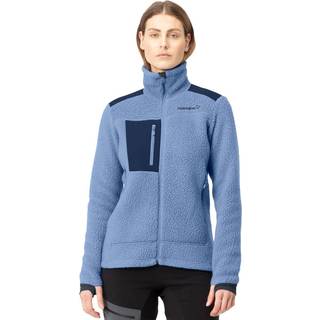 Norrøna Women's Trollveggen Thermal Pro Jacket Fleecejakke Damer størrelse M farve blå