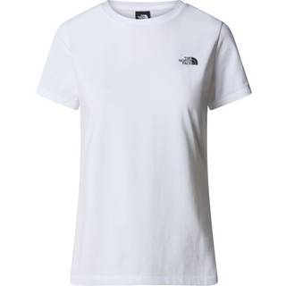 The North Face Women's S/S Simple Dome Tee T-shirt Damer størrelse XXL farve hvid